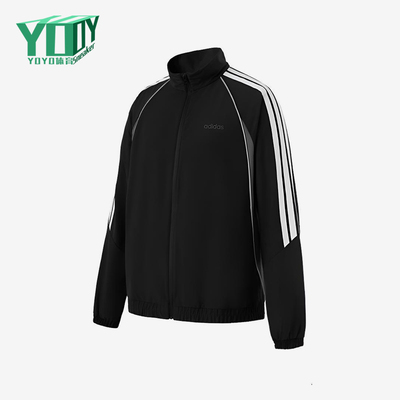 Adidas/阿迪达斯正品春秋男士运动立领轻质长袖夹克外套KB5655