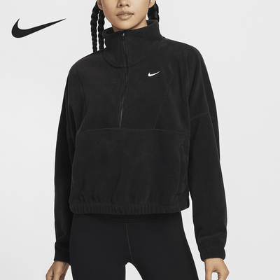 Nike/耐克正品One Therma-FIT女士休闲摇粒绒卫衣FV7956-010