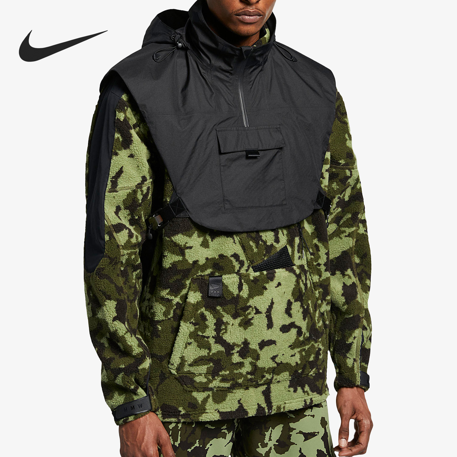 耐克男子运动透气连帽夹克