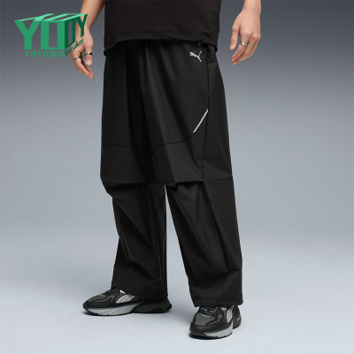Puma/彪马正品TrackPants防风防水梭织男女经典休闲长裤636862-01