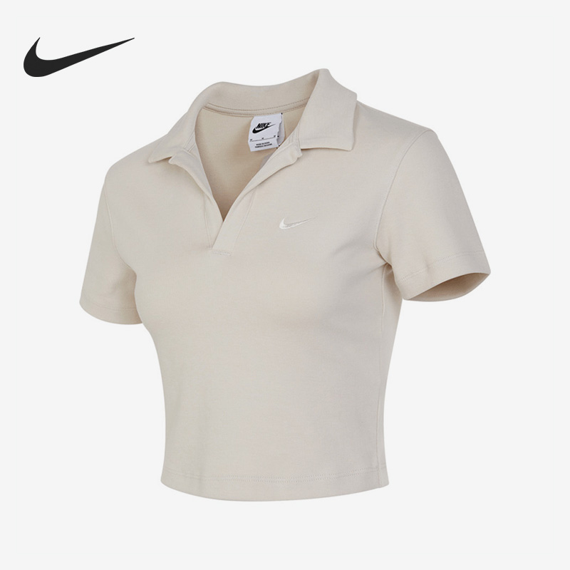 Nike/耐克正品2023夏季新款女子运动翻领短袖上衣DV7885-104