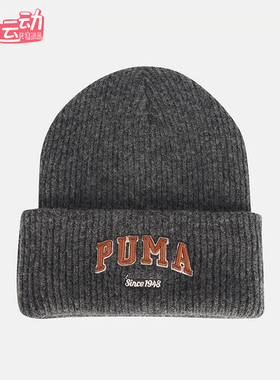 Puma/彪马正品2025年夏季男女运动保暖经典休闲针织帽027233-01