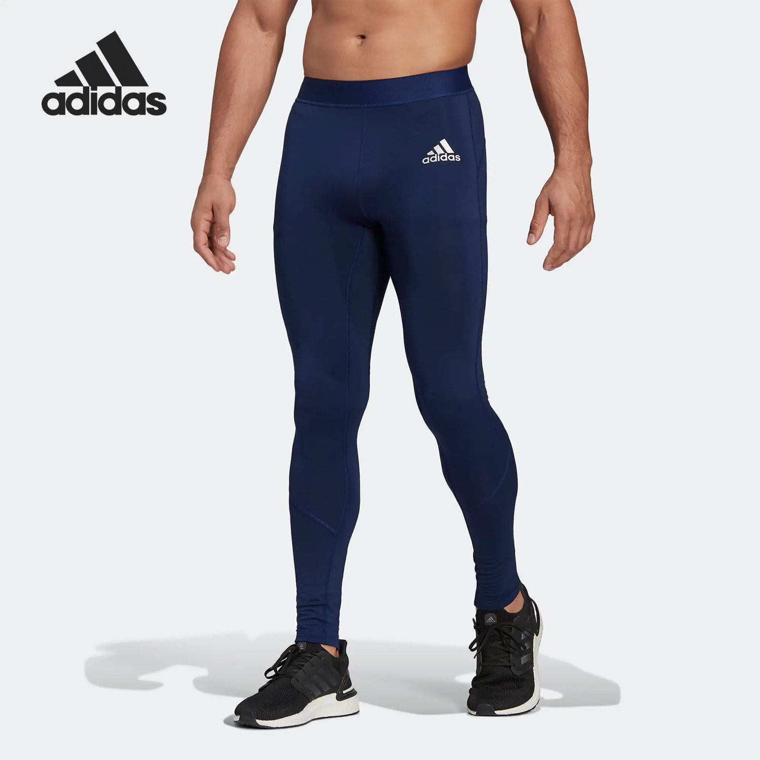 Adidas/阿迪达斯正品 WARM TIGHT M运动男子紧身长裤H38292