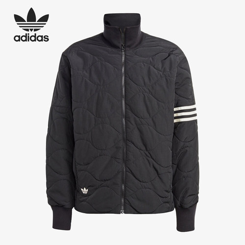Adidas/阿迪达斯正品三叶草男士保暖防风立领休闲棉服HR8696