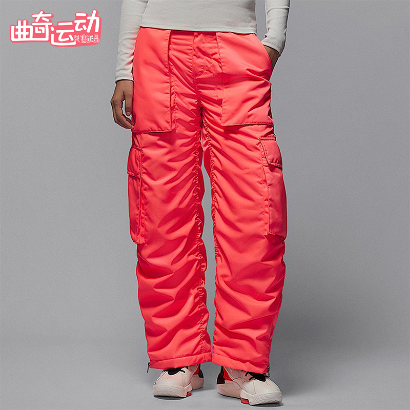 Nike/耐克正品JORDAN女士休闲运动时尚直筒刺绣长裤HV0343-804