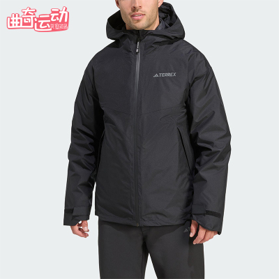 Adidas/阿迪达斯正品TERREX男士保暖三合一羽绒内胆外套JV6242