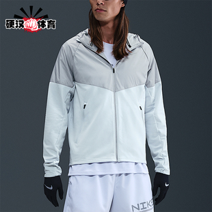 款 2025冬季 男士 经典 043 Nike 连帽拼接跑步外套HV2670 耐克正品