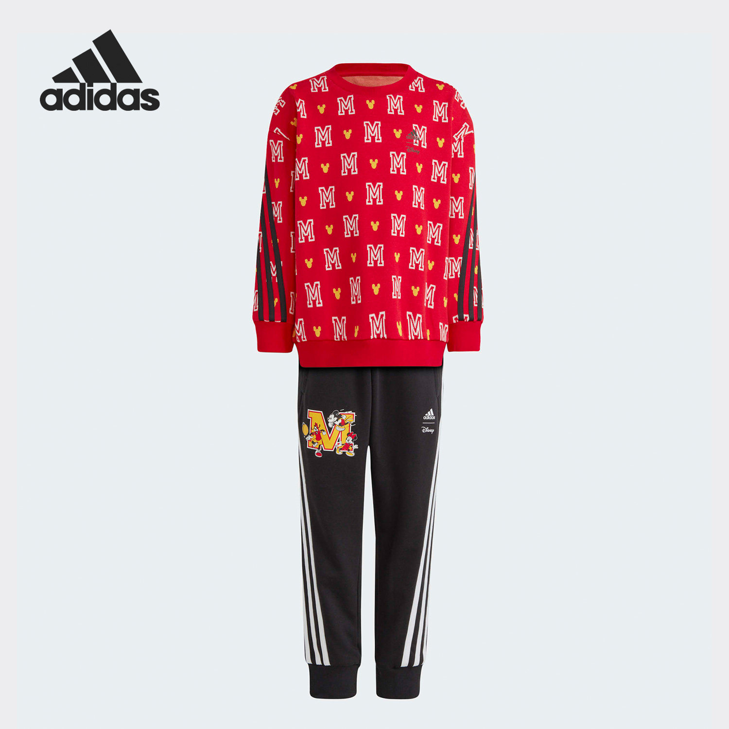 Adidas/阿迪达斯正品春季小童迪士尼联名长袖卫衣贴纸HR9479