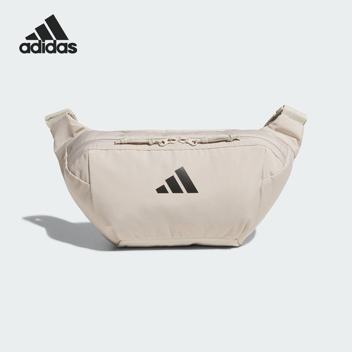 Adidas/阿迪达斯正品2025新款男女运动便携可调节腰包KF0141