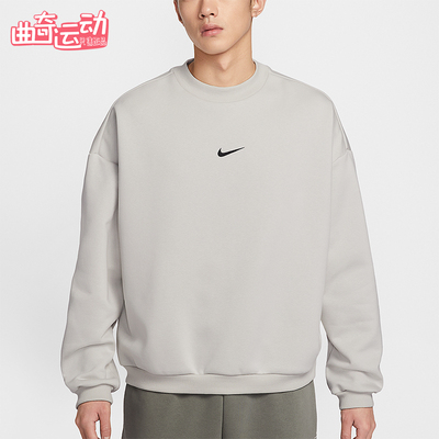 Nike/耐克正品2025冬季款男士日常圆领刺绣运动卫衣IR0107-072