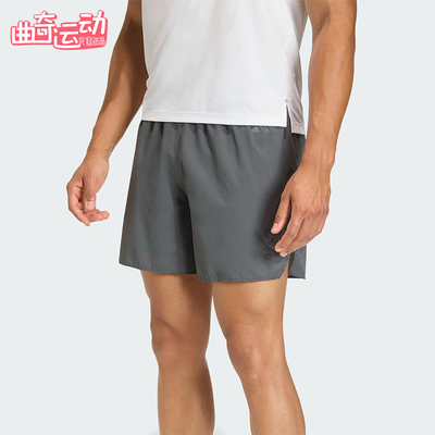 Adidas/阿迪达斯正品2025男士训练跑步松紧腰透气运动短裤KD3854