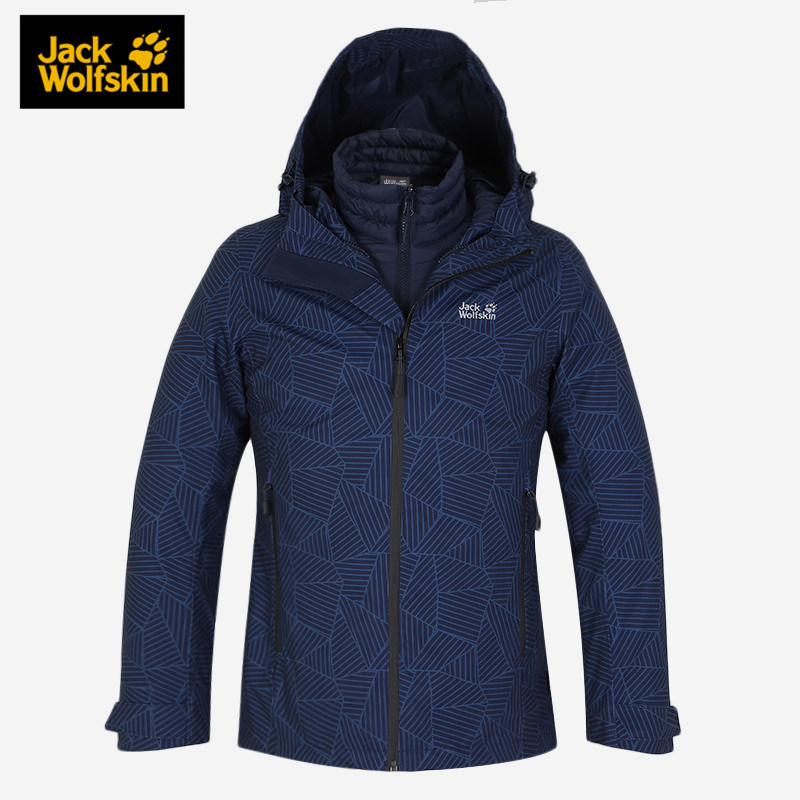 JackWolfskin狼爪正品女户外21秋冬羽绒内胆三合一冲锋衣 5118606
