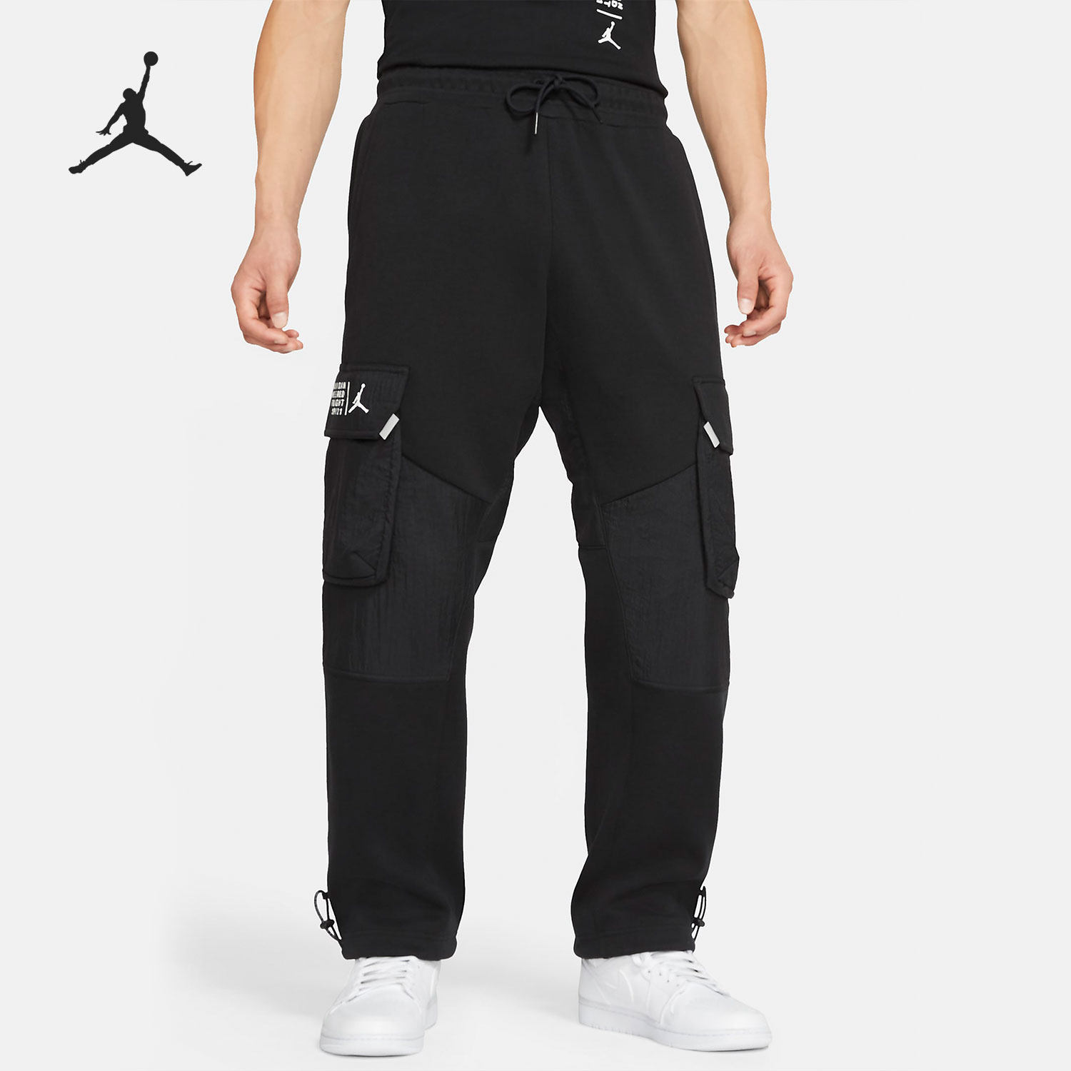 Nike/耐克正品新款Jordan 男子休闲大口袋工装抽绳长裤CZ8275-010