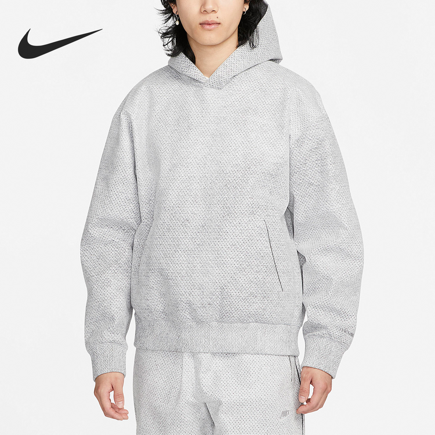 Nike/耐克正品新款男子运动时尚连帽套头长袖卫衣FB7519-077