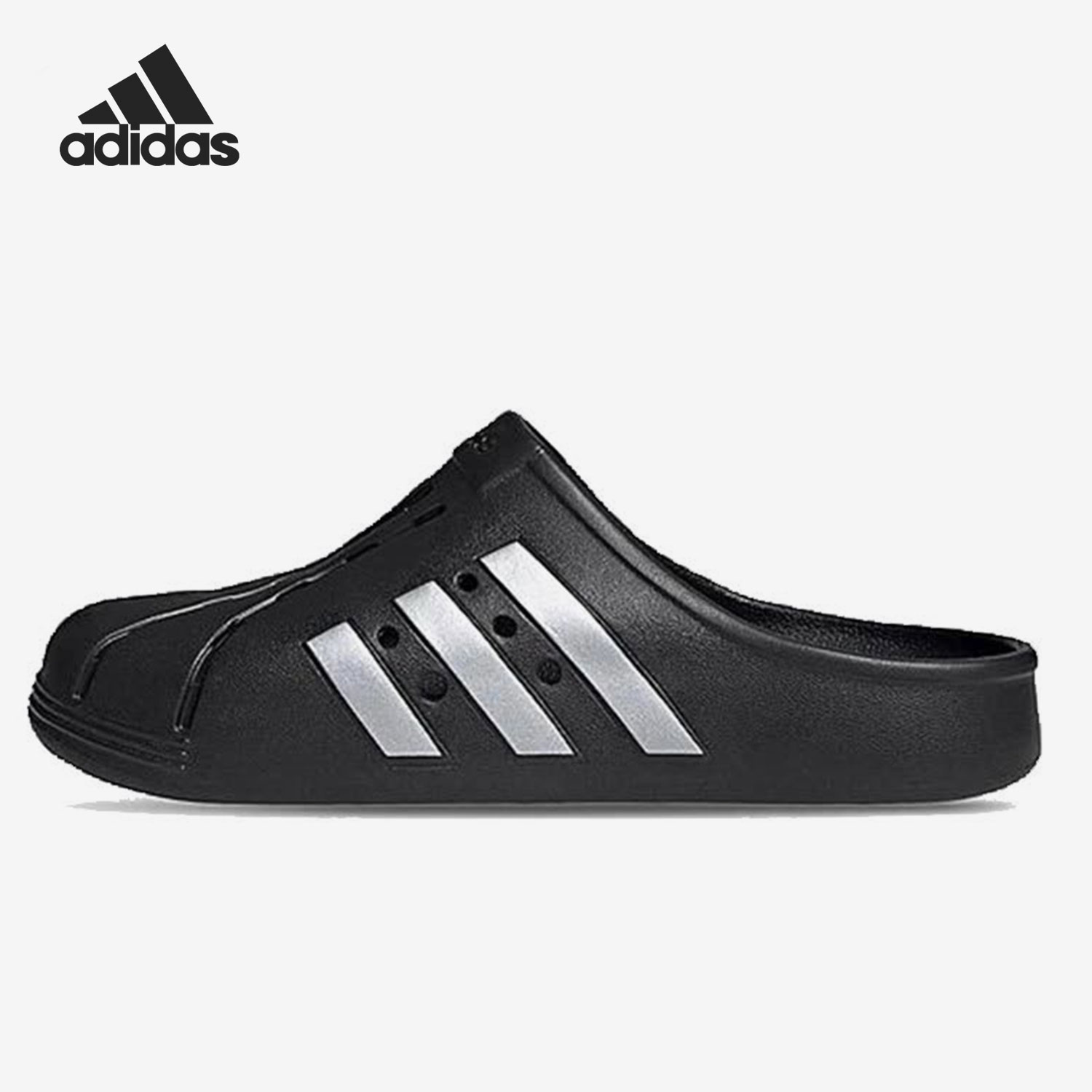 阿迪达斯男女运动拖鞋洞洞鞋
