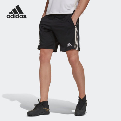 Adidas/阿迪达斯正品男子排汗透气足球训练运动短裤 GK8606