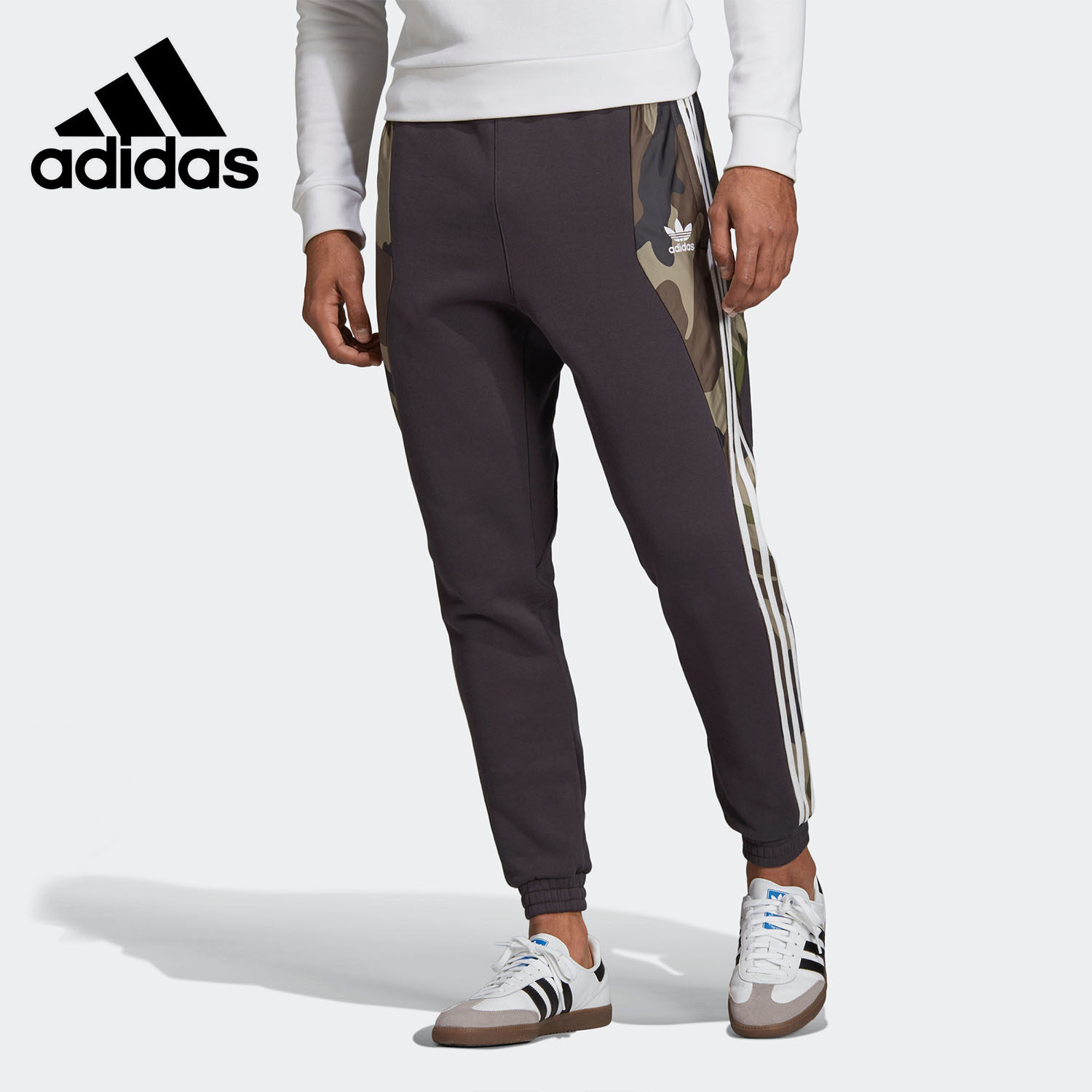 Adidas/阿迪达斯正品男裤春季运动裤收小脚裤休闲长裤EB4089