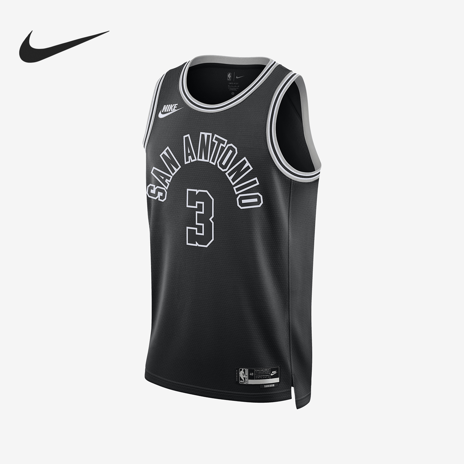 Nike/耐克正品圣安东尼奥马刺队男士篮球运动球衣DO9453-011