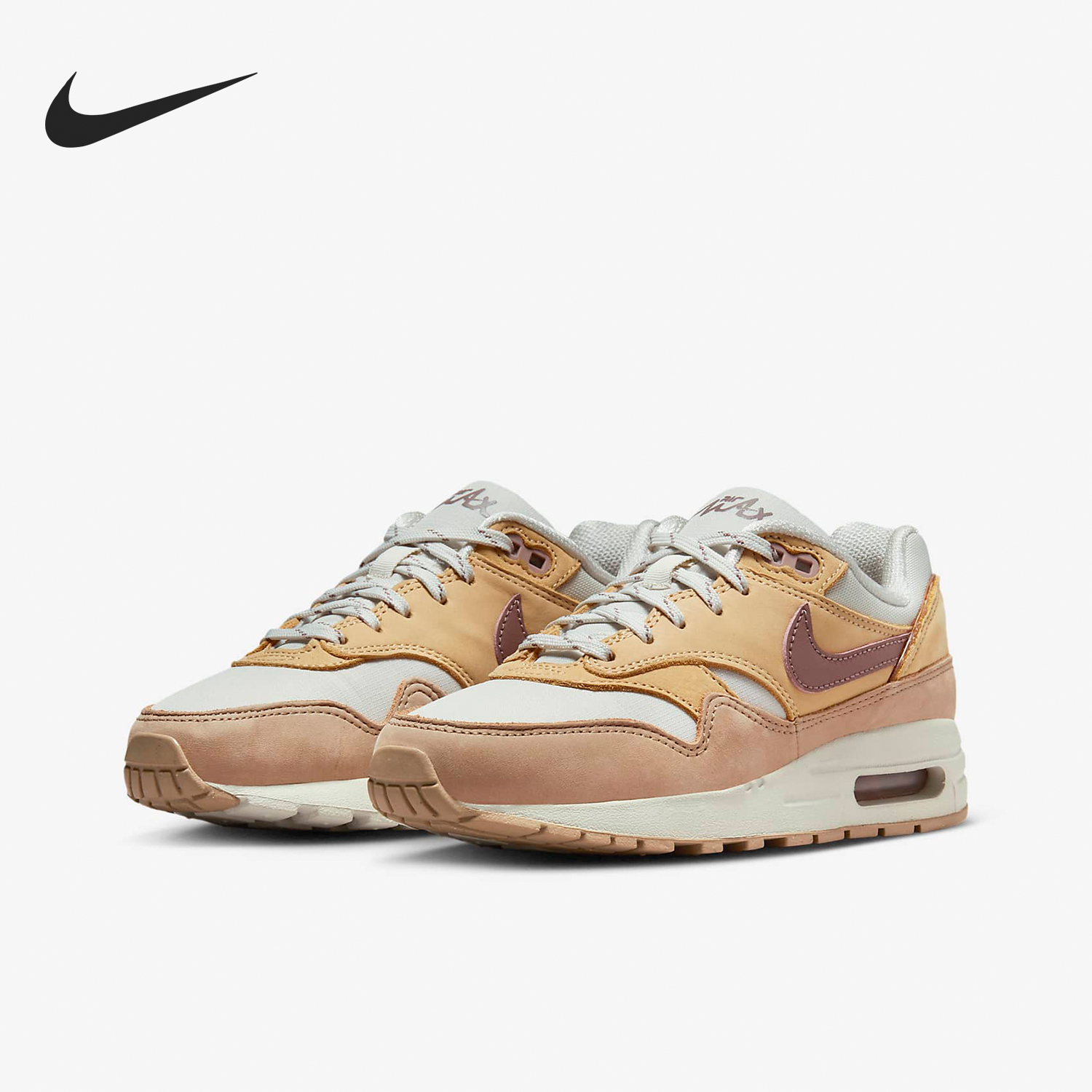 Nike/耐克正品Air Max 1 SE GS女子儿童运动童鞋FZ5530-020