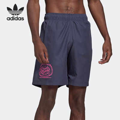 Adidas/阿迪达斯正品三叶草KL Swim休闲男子运动短裤 HF4927