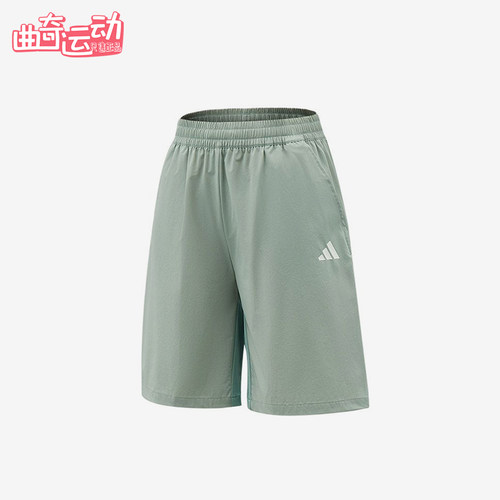 Adidas/阿迪达斯正品运动休闲简约松紧腰经典短裤新款短裤KZ0355