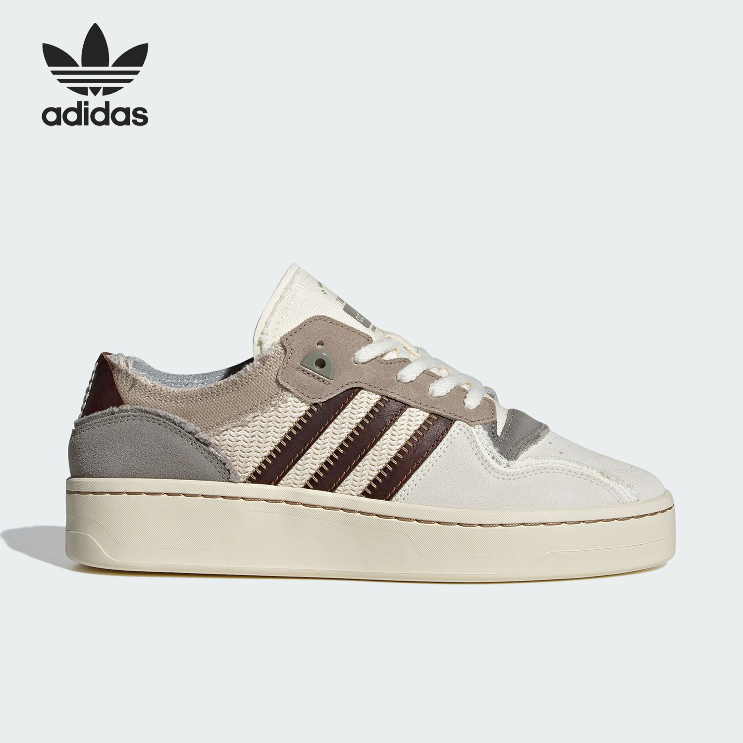 Adidas/阿迪达斯正品三叶草男女同款经典厚底运动板鞋ID6273