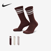 耐克正品 Everyday Plus男女中筒运动袜三双装 Nike DX7665 911