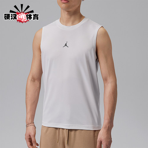 Nike/耐克正品JORDAN男士舒爽透气简约经典日常背心T恤IF0890-100