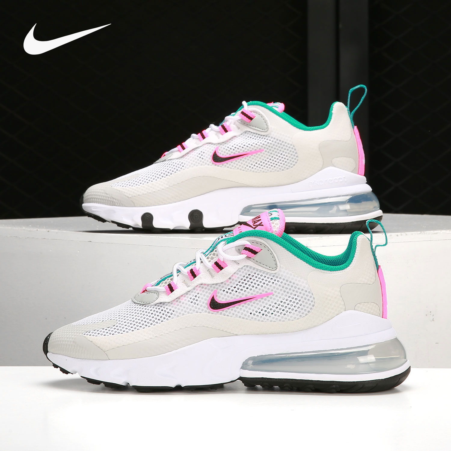 Nike/耐克 正品 W AIR MAX 270 REACT SE男女运动鞋CZ1612-100