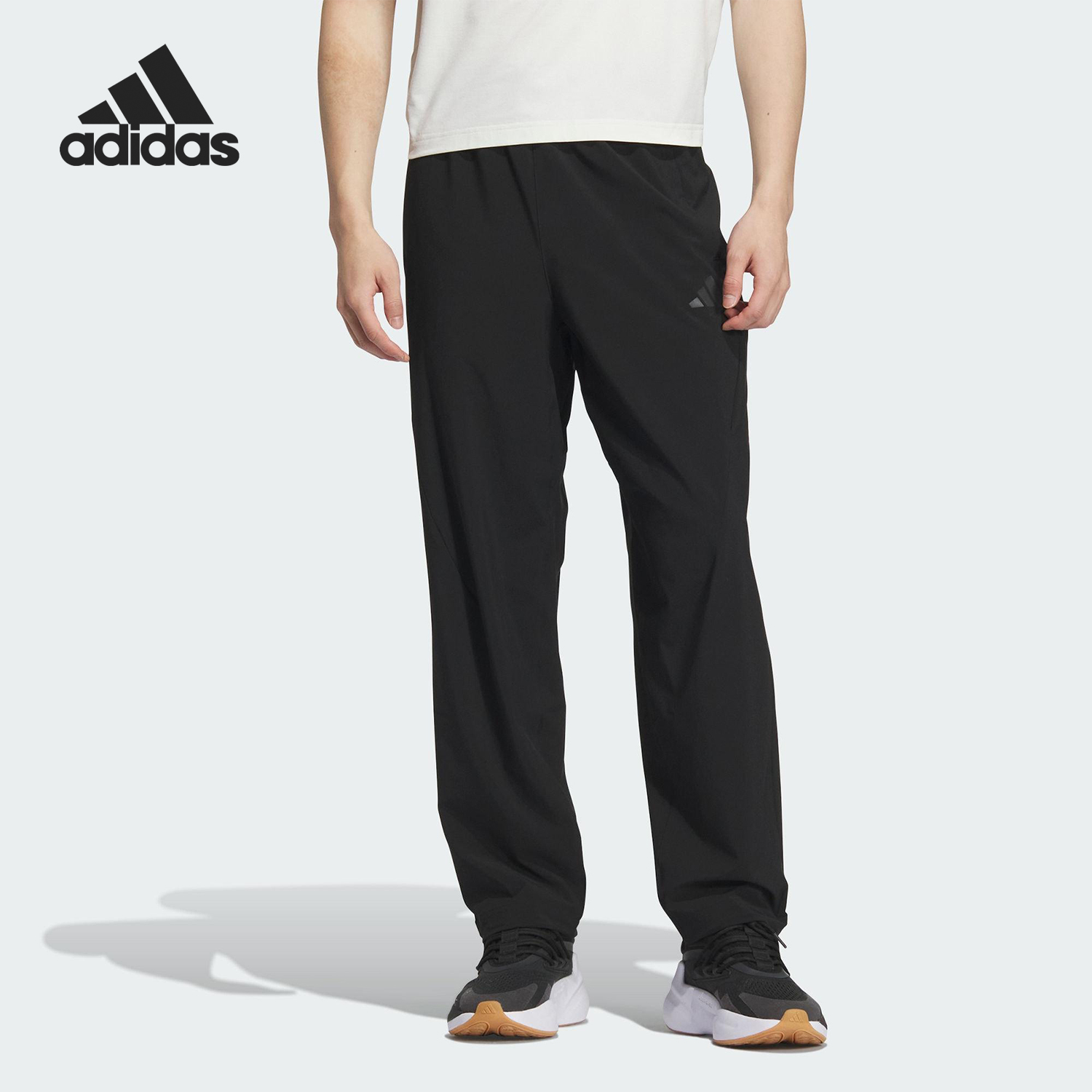 Adidas/阿迪达斯正品BOTTOMS男士梭织透气运动休闲裤KB5177