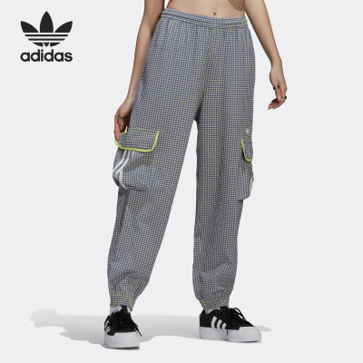 Adidas/阿迪达斯正品三叶草GINGHAM TP女子工装运动裤HB9457