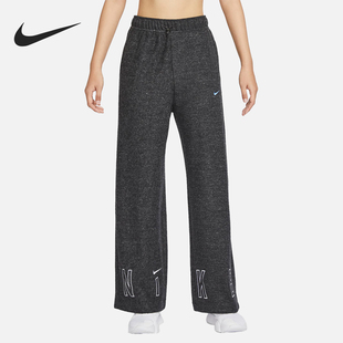 FV4016 Nike 女士刺绣透气休闲运动针织长裤 新款 032 耐克正品