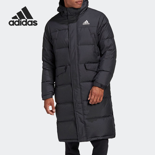 Adidas/阿迪达斯正品男子舒适保暖连帽休闲运动羽绒服 GK0664
