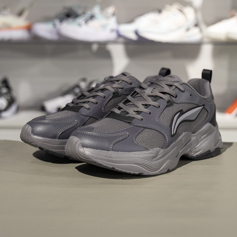 李宁正品脉冲男子潮流复古休闲百搭厚底耐磨运动老爹鞋AGCV145-3,运动鞋new,运动休闲鞋,淘宝优惠券,粉丝福利购,淘宝优惠卷