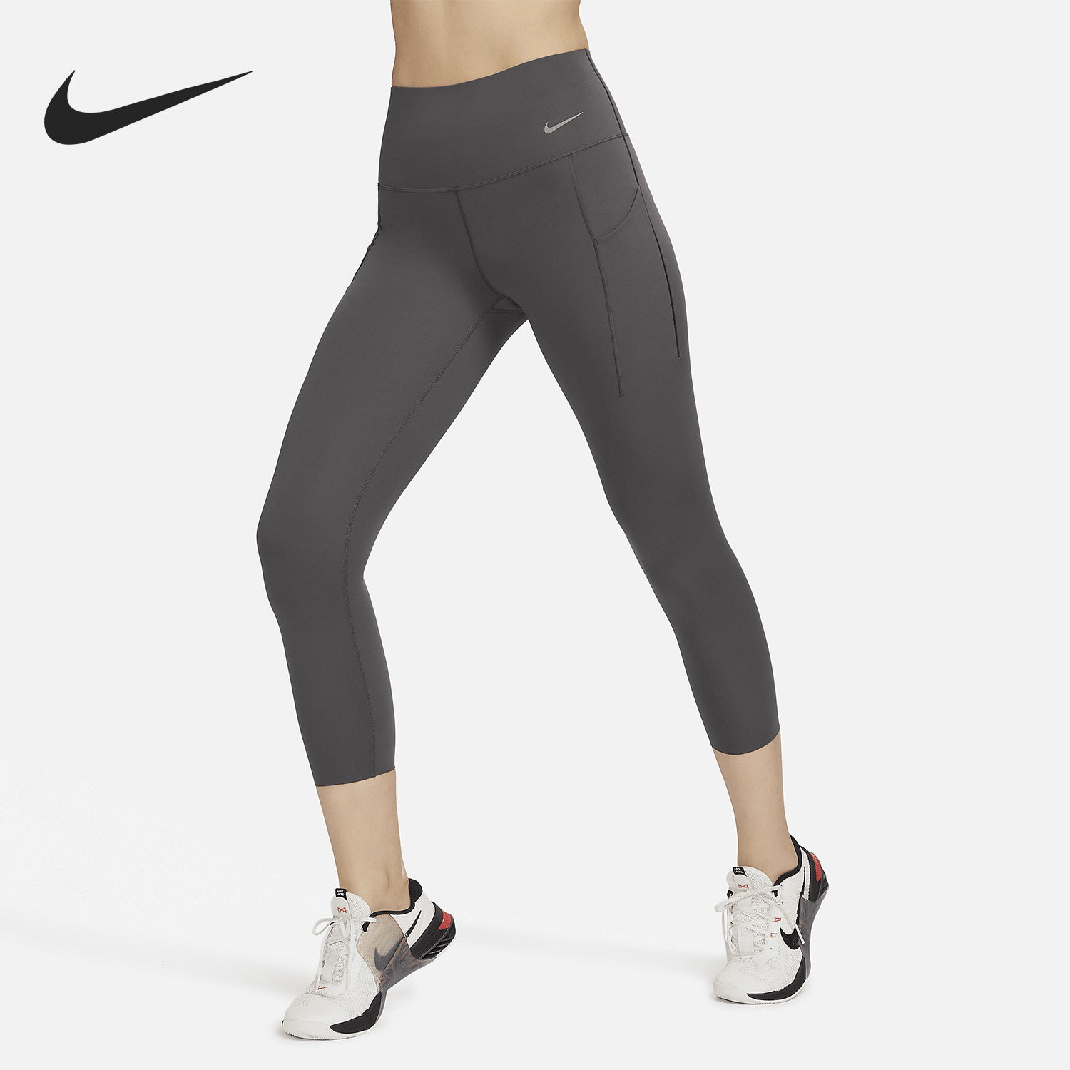 Nike/耐克正品运动女士训练健身瑜伽高腰紧身长裤DQ5898-254
