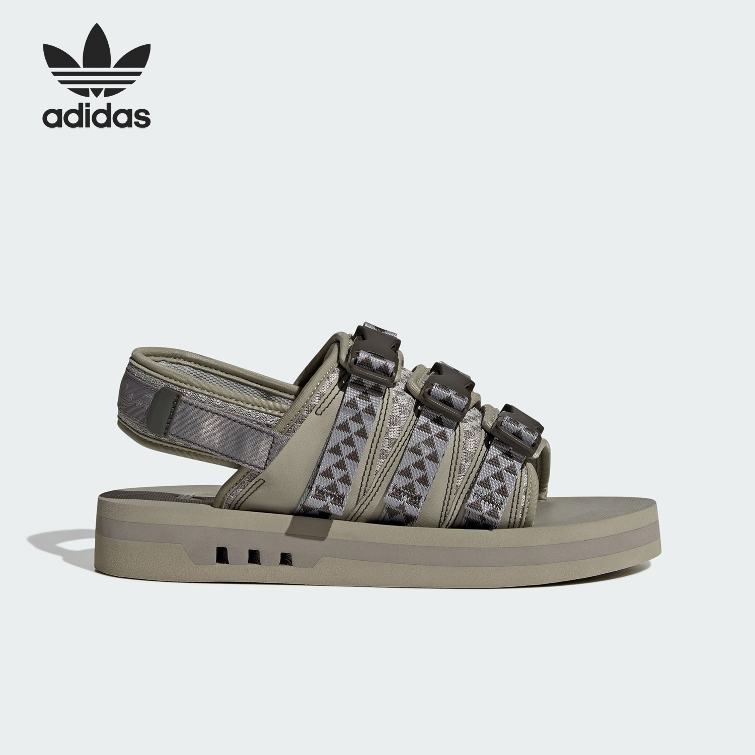 Adidas/阿迪达斯正品三叶草夏季男女新款运动休闲凉鞋IG1575