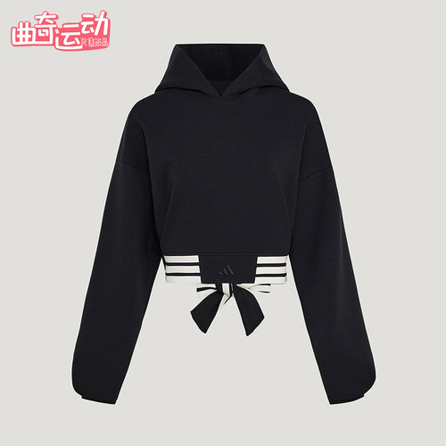 Adidas/阿迪达斯正品三叶草女士日常短款时尚休闲宽松卫衣KX4642