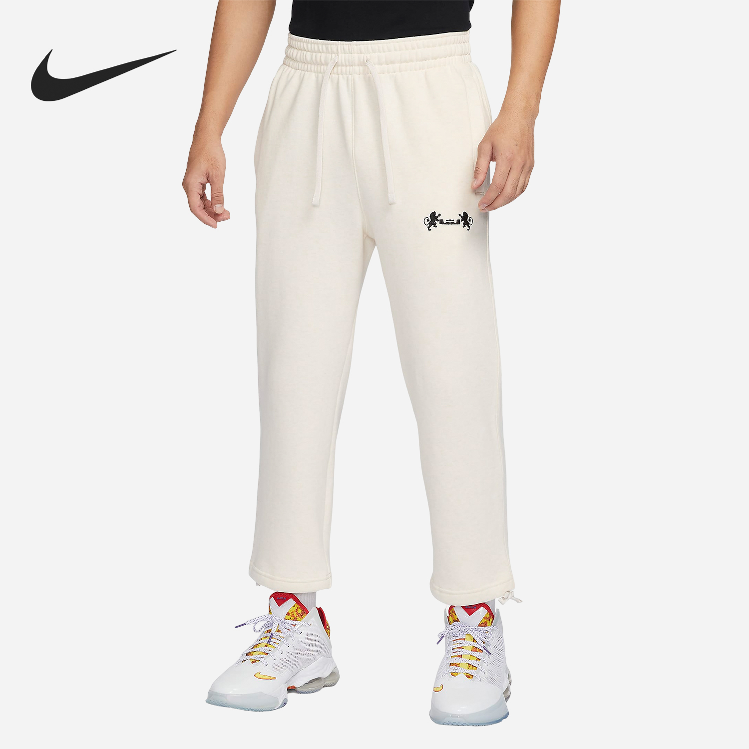 Nike/耐克正品秋冬男士加绒针织保暖休闲运动长裤FB7128-027