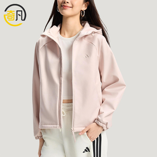 Adidas/阿迪达斯正品2025冬季款女士日常连帽运动宽松外套KS2761