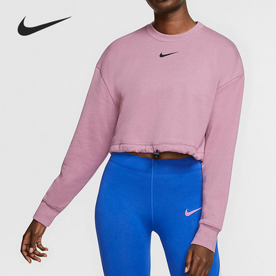 Nike/耐克正品女子舒适圆领休闲运动套头衫卫衣 CJ3766-515