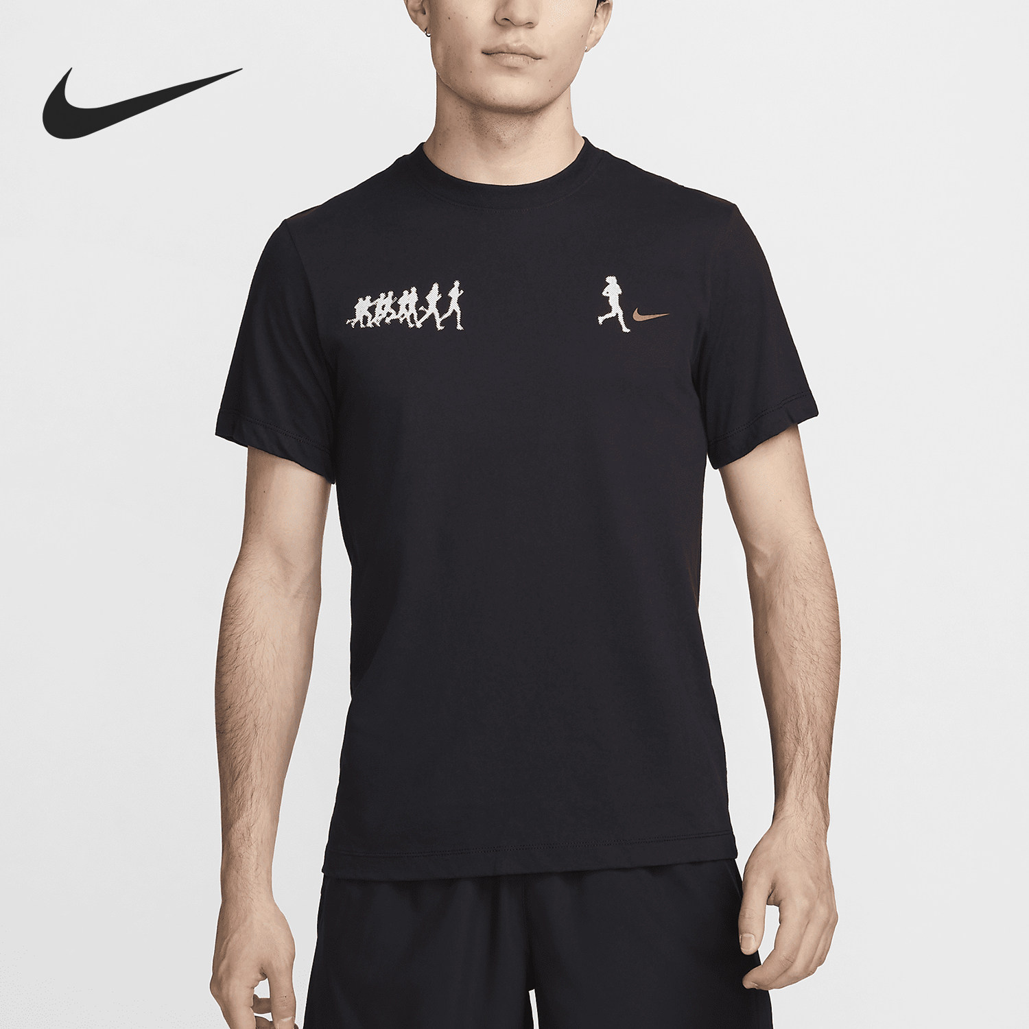 Nike/耐克正品 Dri-FIT 男士透气跑步运动训练短袖FV8393-010,运动服/休闲服装,运动T恤,淘宝优惠券,粉丝福利购,淘宝优惠卷