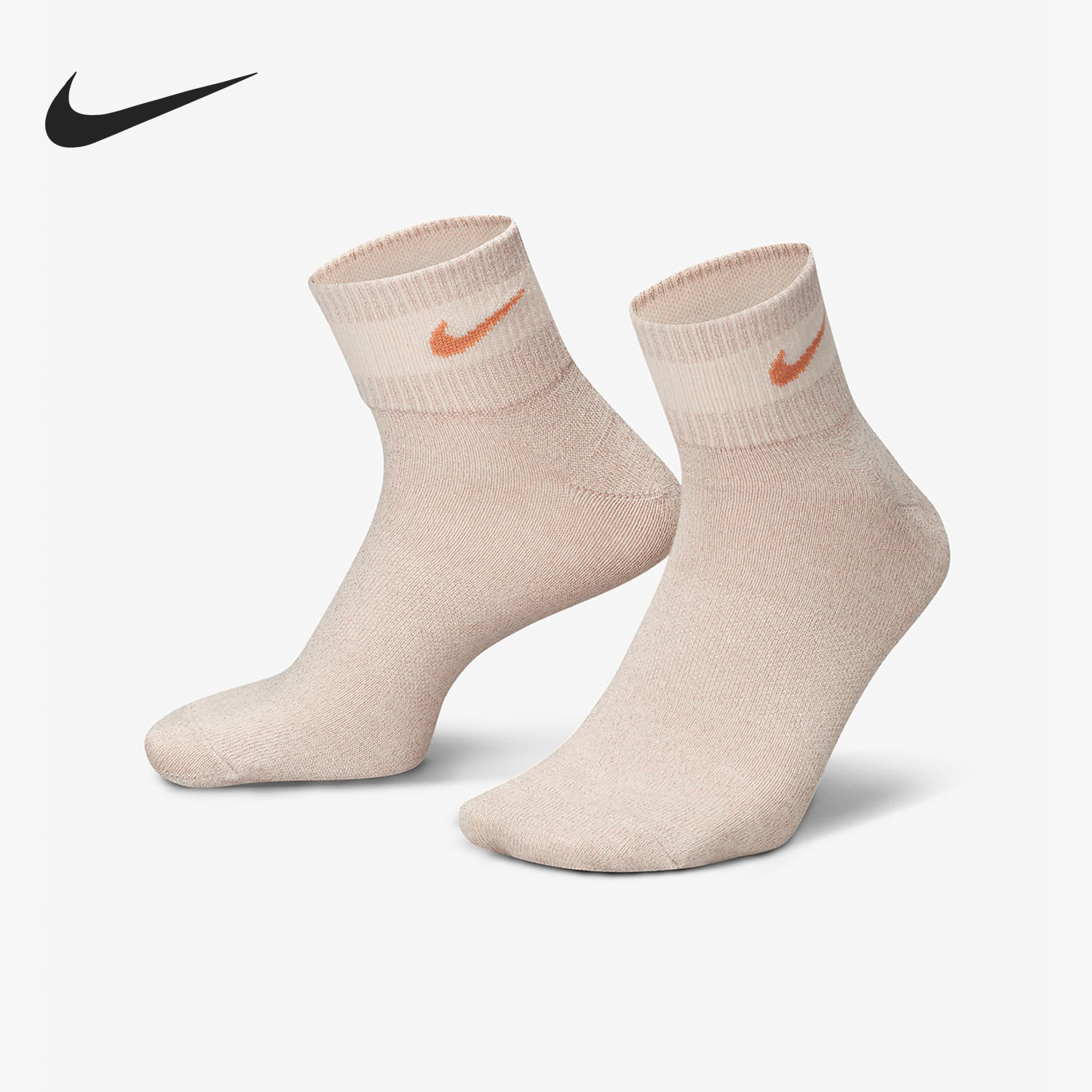 Nike/耐克正品新款男女简约舒适透气运动袜一双装FV4751-838