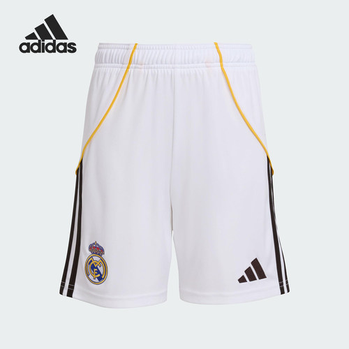 Adidas/阿迪达斯正品REAL H SHO Y大童透气足球短裤JN8878