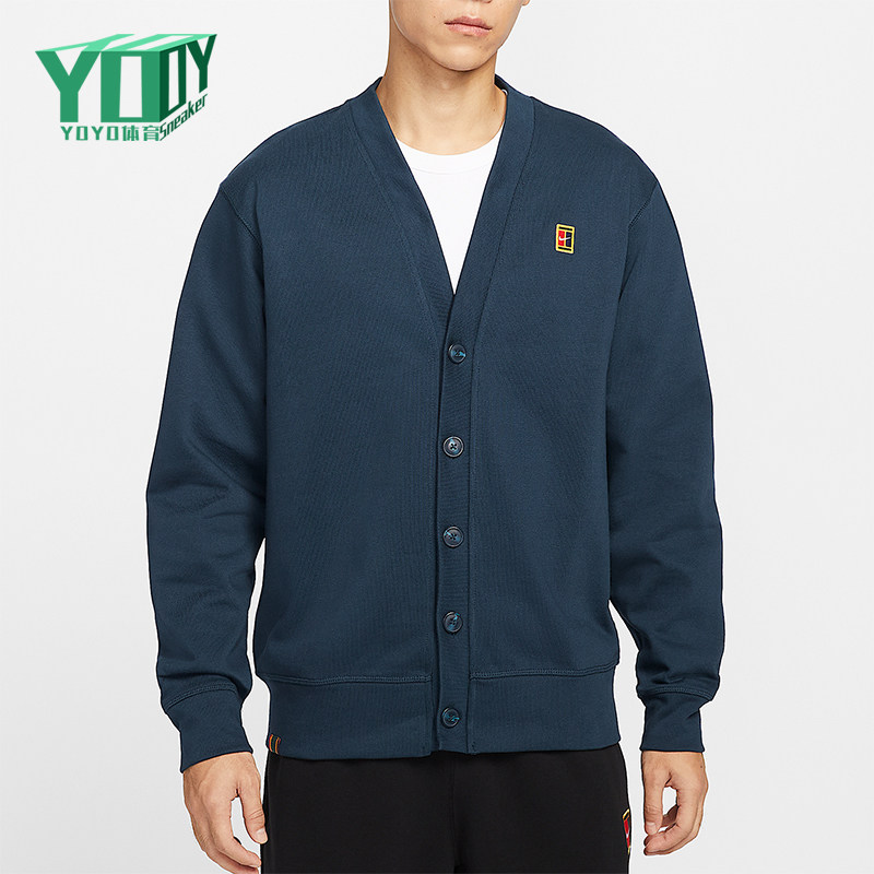 Nike/耐克正品Court Fairway男士长袖针织休闲运动开衫IM9362-478