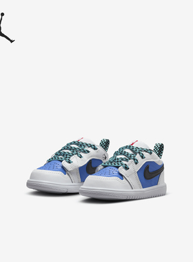 Nike/耐克正品Jordan 1 Low婴童柔软缓震运动鞋FQ8710-100