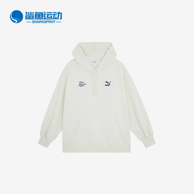 Puma/彪马正品新款女士连帽运动针织卫衣套头衫625521-65