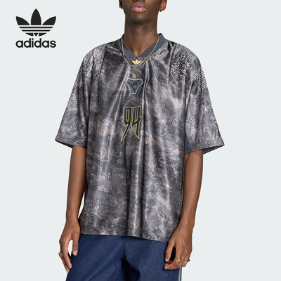 Adidas/阿迪达斯正品三叶草男士运动宽松球衣短袖T恤KX4834