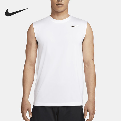 Nike/耐克正品Dri-FIT男士简约透气训练套头T恤DX0992-100