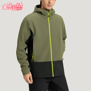 Adidas/阿迪达斯正品2026男士梭织户外保暖运动拒水外套KQ5550