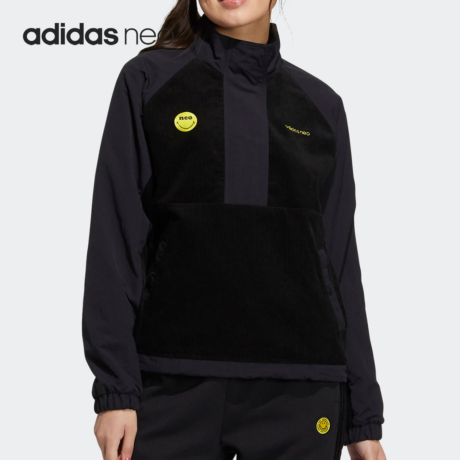 Adidas/阿迪达斯正品NEO 当季新款女子休闲运动外套H58044